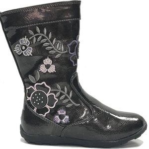 Stride Rite Girl's Jonine Zipper Boot Pewter Size 7M